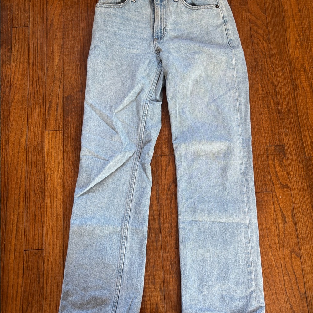 Abercrombie & Fitch Light Blue the baggy mid rise